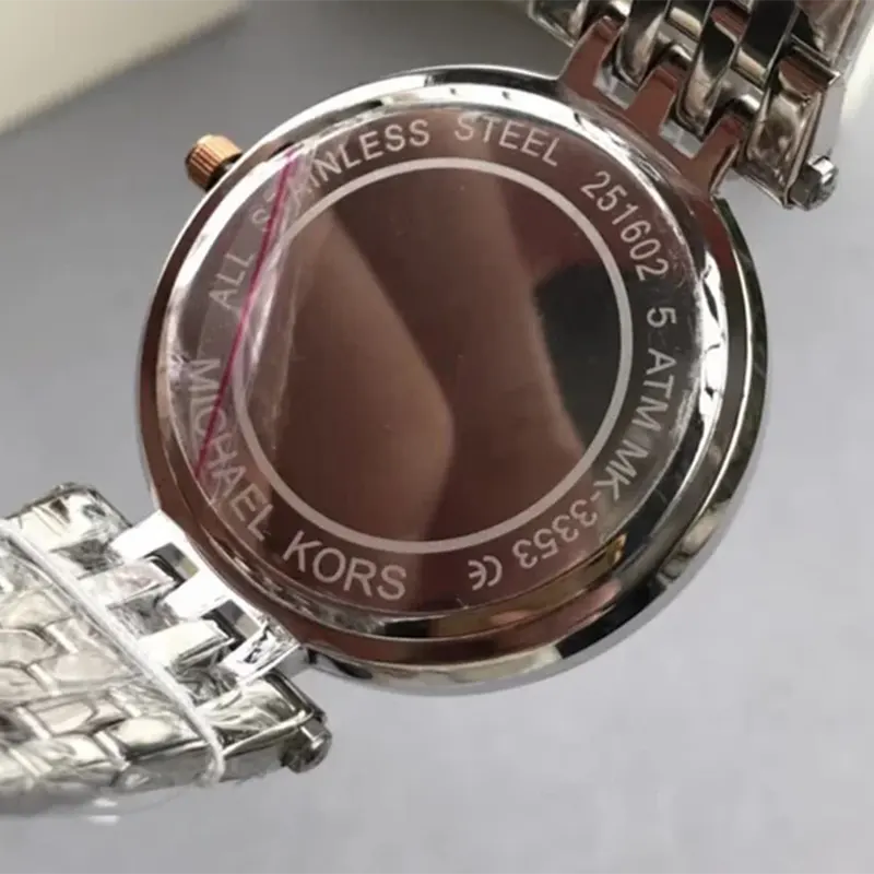 Michael Kors Darci Blue Dial Fashion Ladies Watch- MK3353